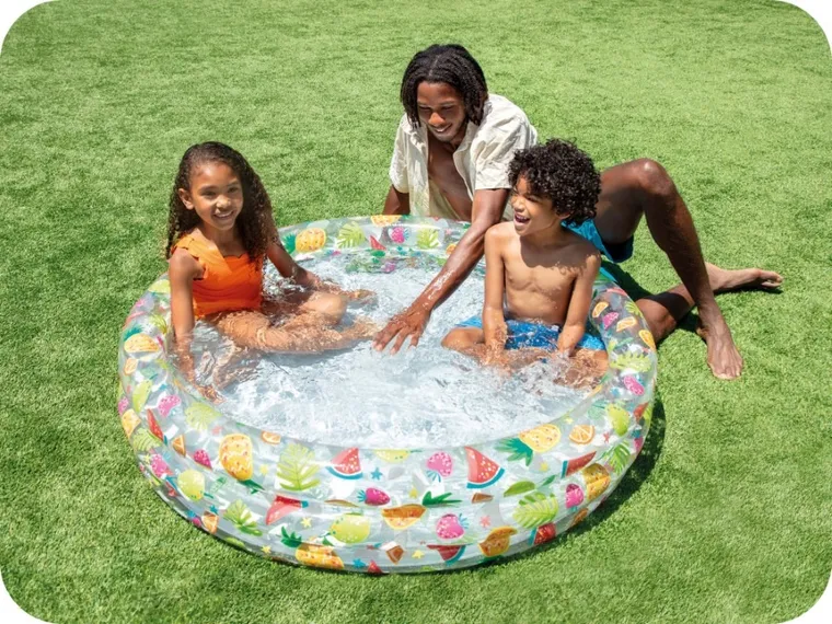 Intex, basen dmuchany, okrągły, owoce, 28-132 cm