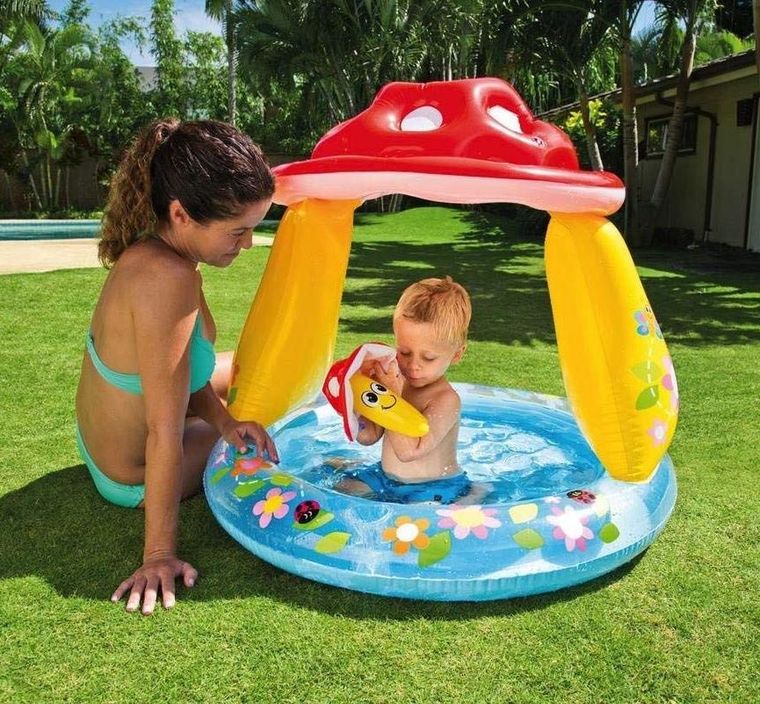 Intex, Basen dziecięcy, Muchomorek, 102-89 cm