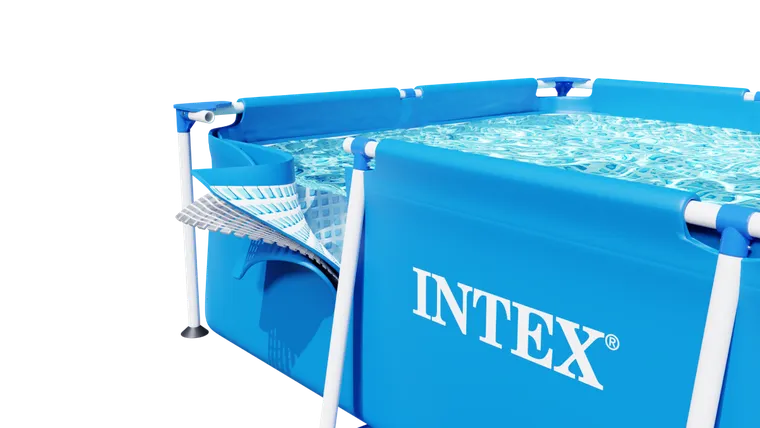 Intex, basen ogrodowy, stelażowy, 2w1, 260-160-65 cm