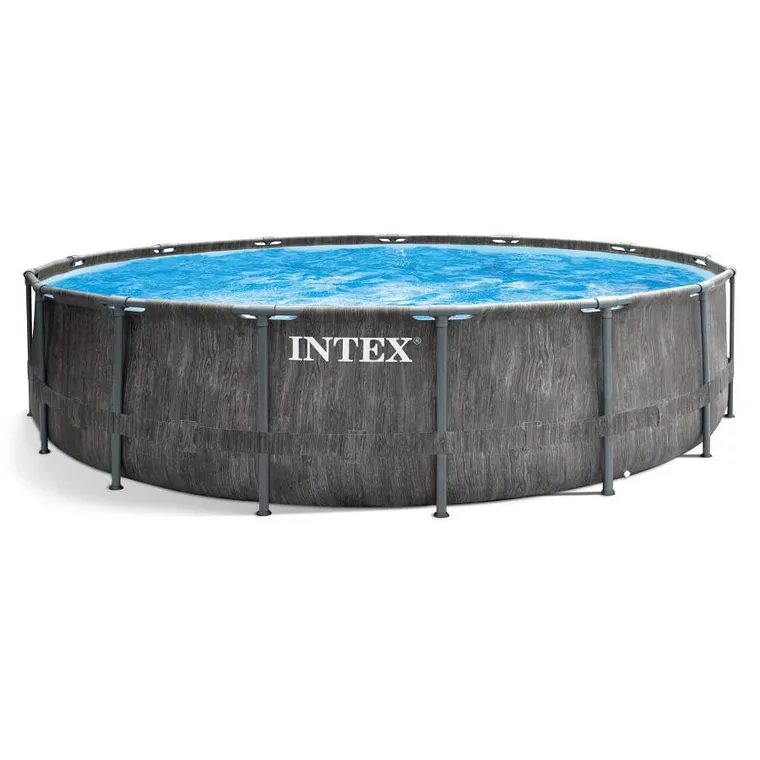 Intex, basen ogrodowy, stelażowy, 457-122 cm, zestaw 12w1