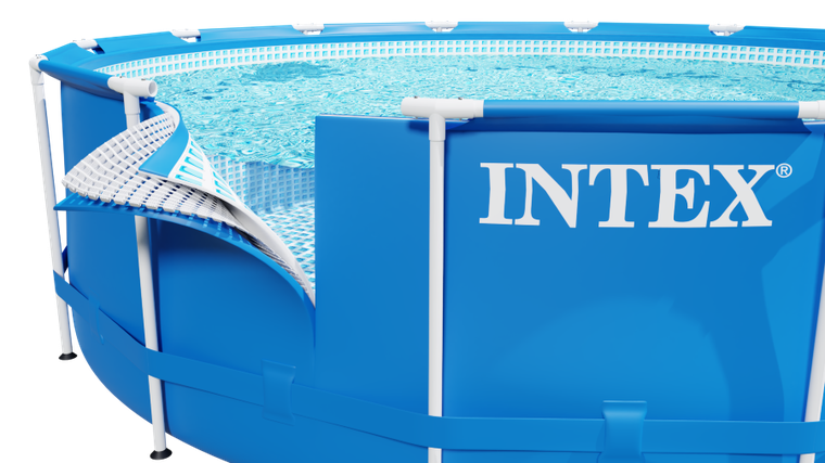 Intex, basen ogrodowy stelażowy, zestaw 9w1, 366-76 cm