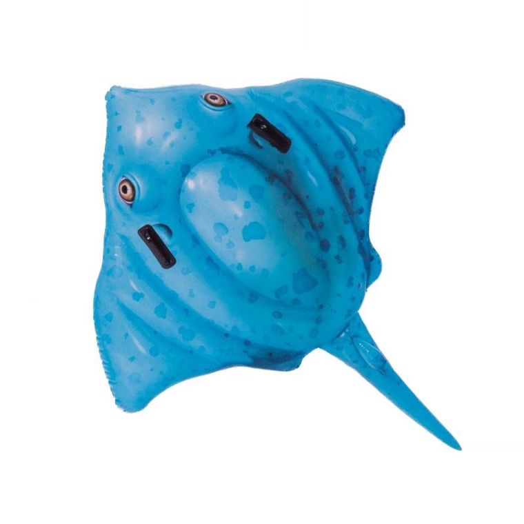 INTEX, dmuchany materac, płaszczka, 185-145 cm