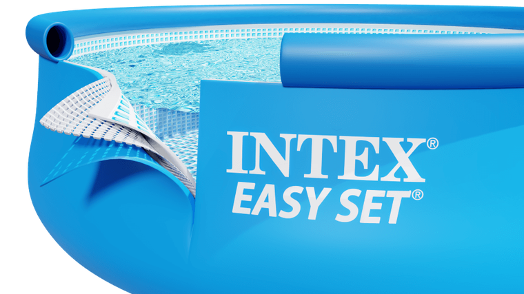 Intex, Easy Set, basen rozporowy z pompą filtrującą 220-240V, 396-84 cm
