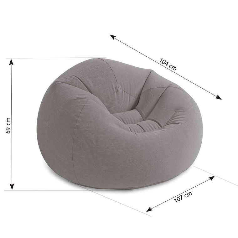 Intex, fotel dmuchany, 107-104-69 cm