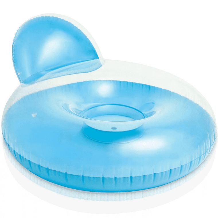 Intex, fotel dmuchany wielofunkcyjny, niebieski, 137-122 cm