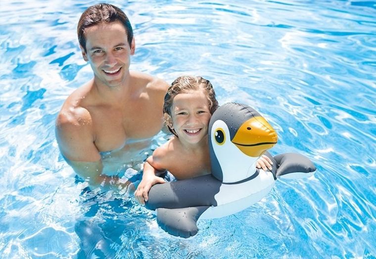 Intex, kółko zwierzątko, dmuchane, 61-56 cm