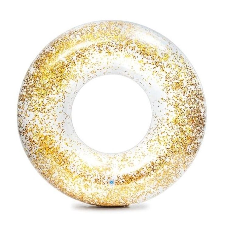 Intex, koło nadmuchiwane z drobinkami brokatu