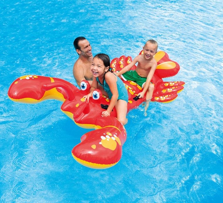 Intex, krabik do pływania, zabawka dmuchana