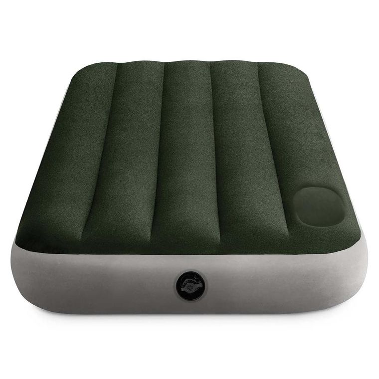 Intex, materac dmuchany z wbudowaną pompką nożną