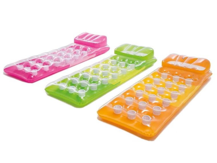 Intex, materac do pływania, zielony, 188-71 cm