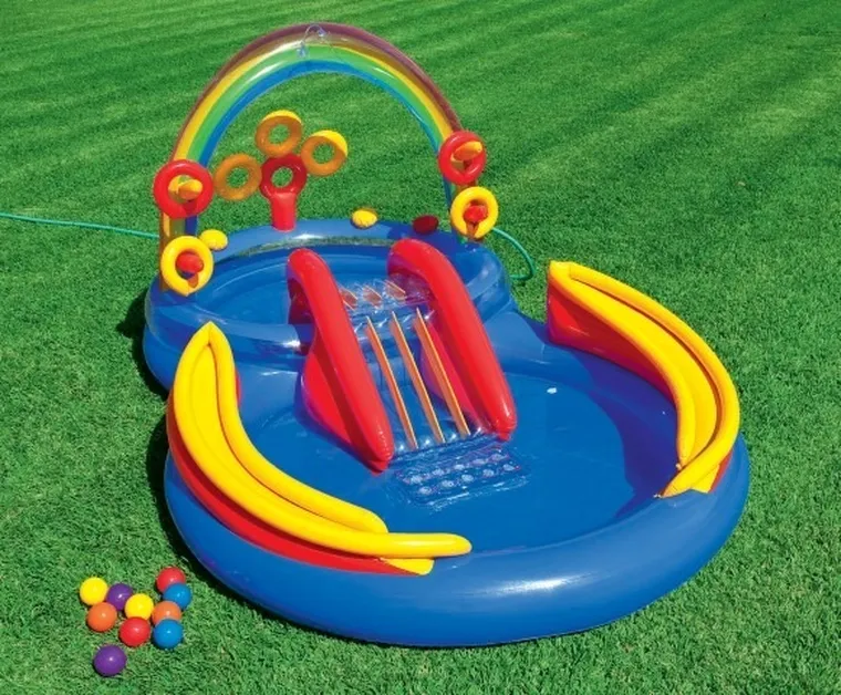 Intex, Tęcza, plac zabaw dmuchany, 297-193-135 cm