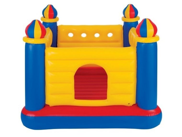 Intex, Zamek, trampolina, 175-175-135 cm