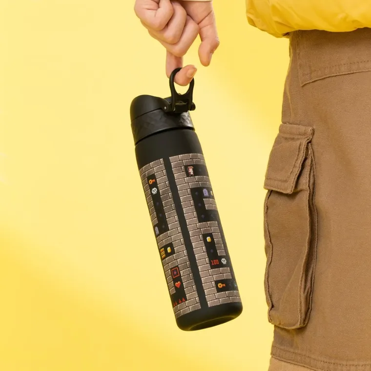 ION8, Gry, bidon z ustnikiem, czarny, 500 ml