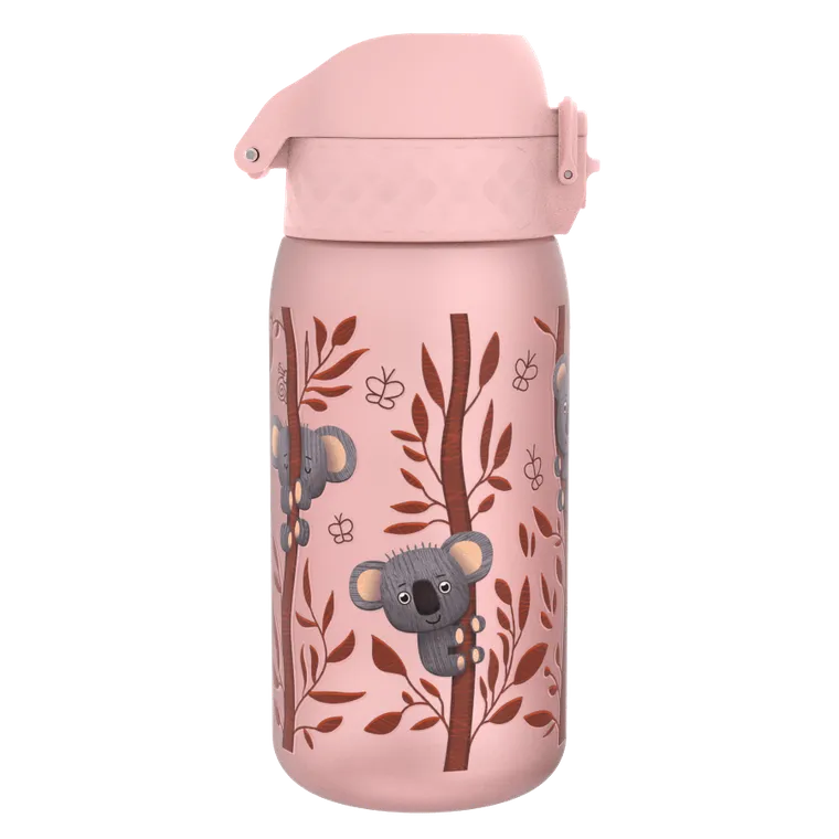 Ion8, Koala, bidon z ustnikiem, różowy, 350 ml