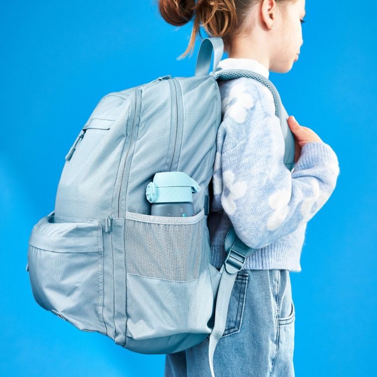 ION8, Syrenki, bidon z ustnikiem, niebieski, 500 ml