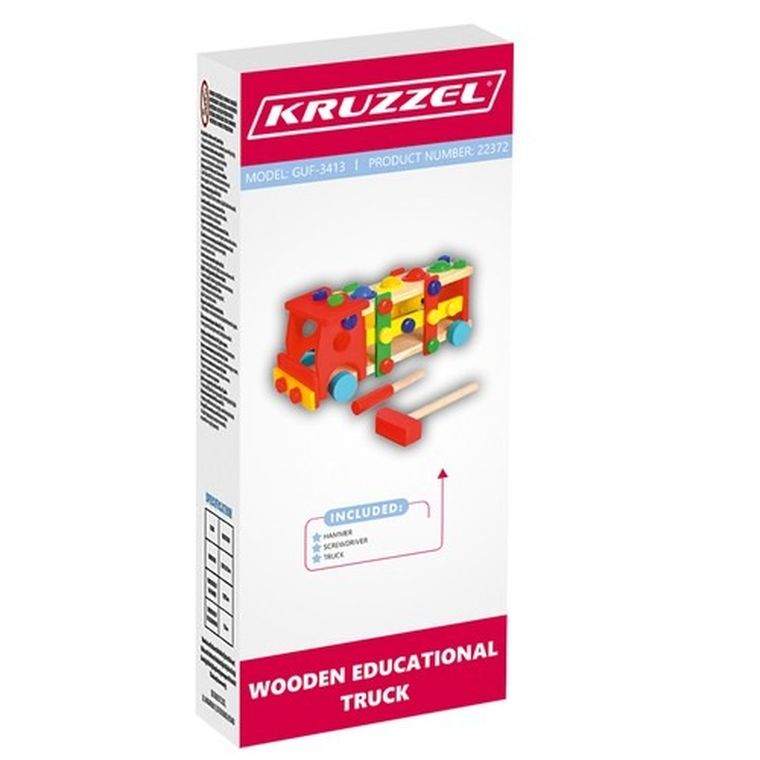 Iso Trade, ciężarówka edukacyjna, drewniana