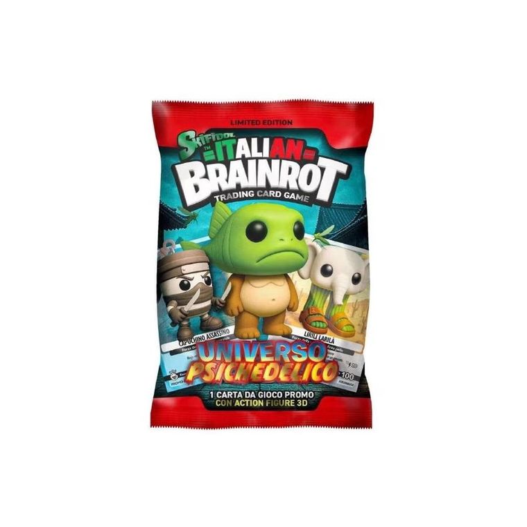 Italian Brainrot, Alfa, saszetka z kartą kolekcjonerską i breloczkiem