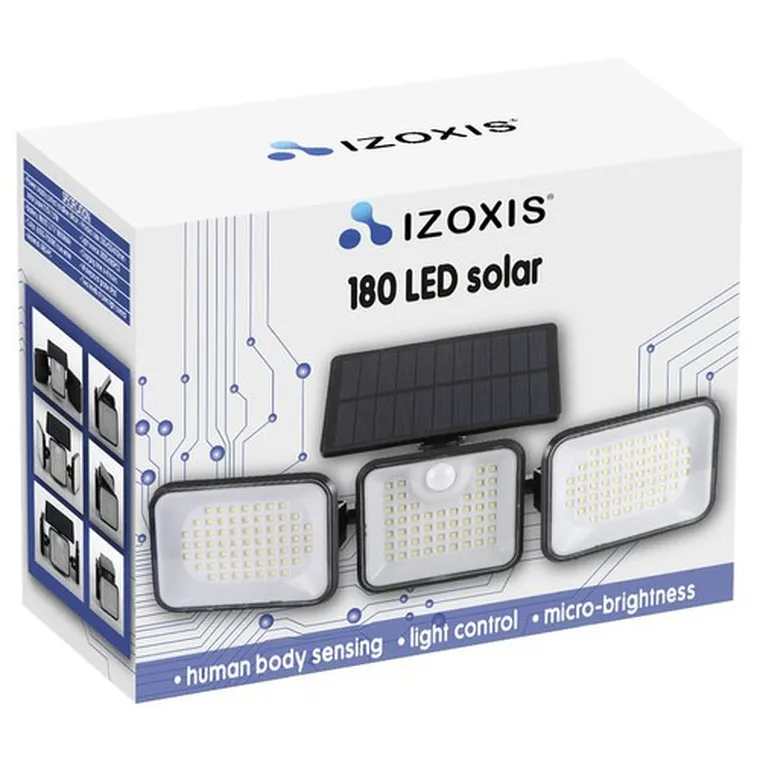 Izoxis, lampa solarna, 180 LED
