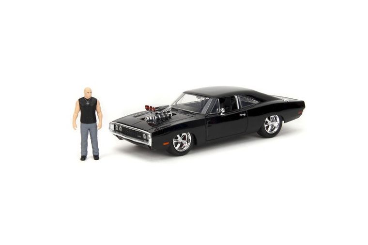 Jada Toys, Fast & Furious, Dodge Charger 1970, model pojazdu z figurką, 1:24