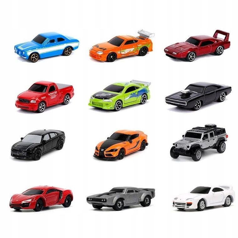 Jada Toys, Fast & Furious, Nano Cars, model pojazdu, saszetka, 1 szt.