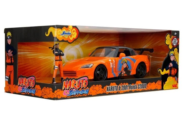 Jada Toys, Naruto, 2001 Honda S2000, pojazd zdalnie sterowany, 1:24