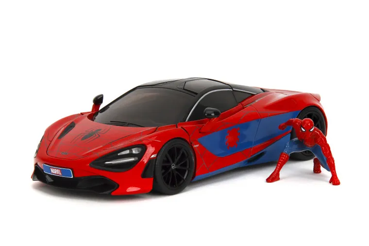 Jada Toys, Spider-Man McLaren, model pojazdu z figurką, 1:24