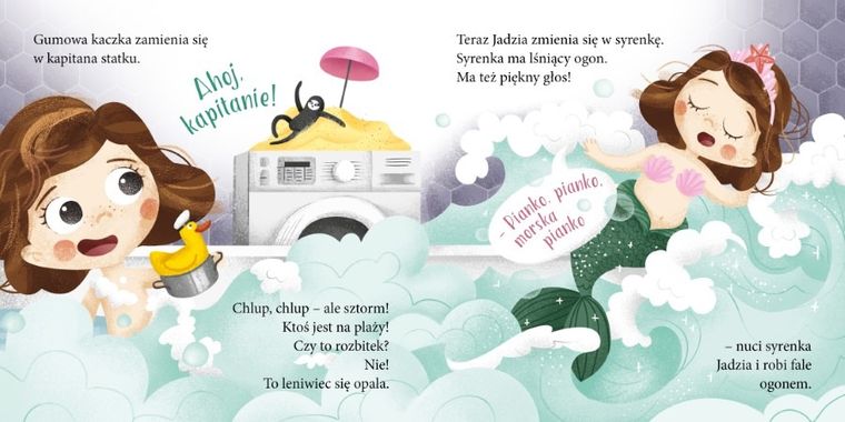 Jadzia Pętelka bierze kąpiel