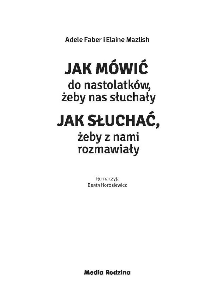 Jak mówić do nastolatków, żeby nas słuchały
