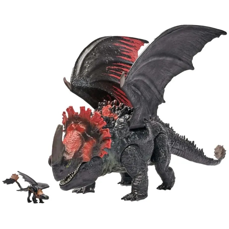 Jak wytresować smoka, Świat Berk, Smok Czerwona Śmierć, zestaw z figurką Szczerbatka