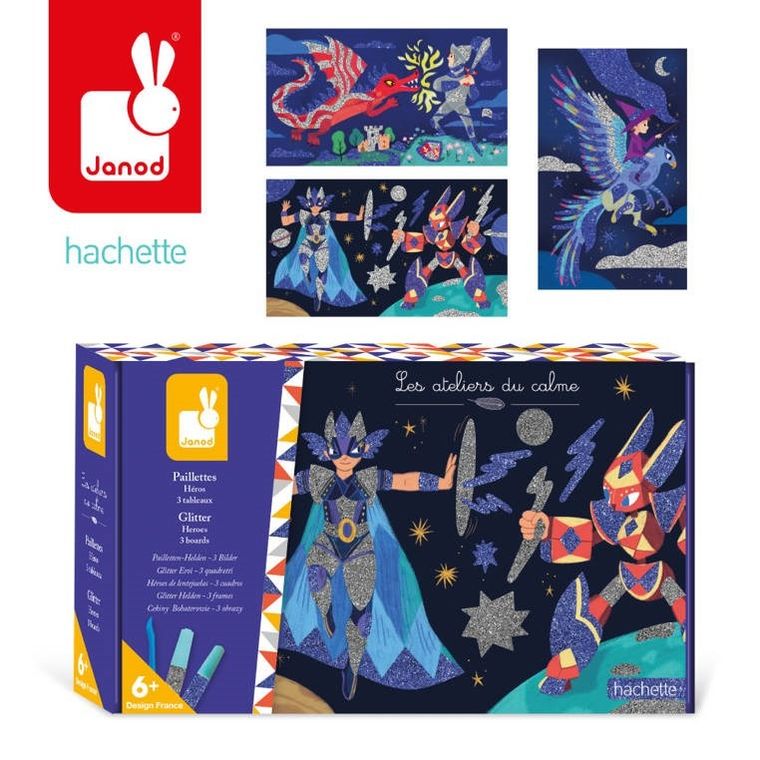 Janod, Brokat Bohaterowie, zestaw kreatywny