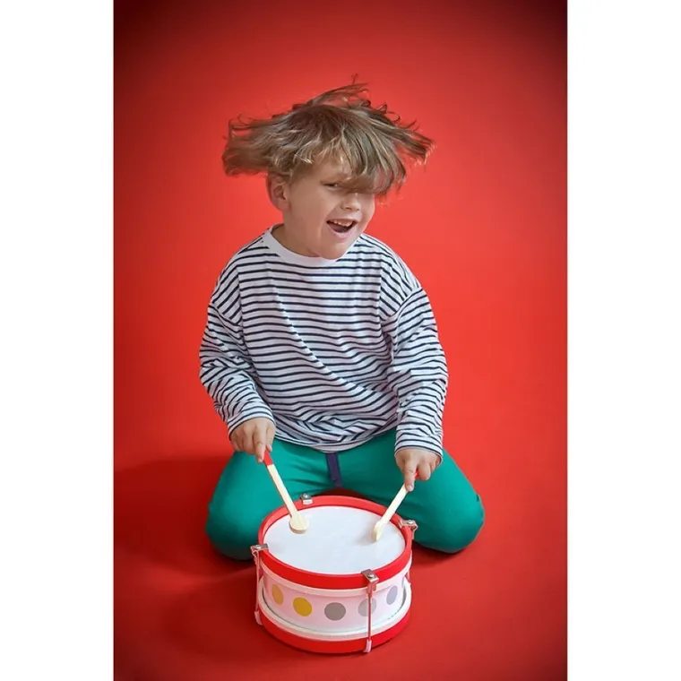 Janod, Confetti, bębenek drewniany