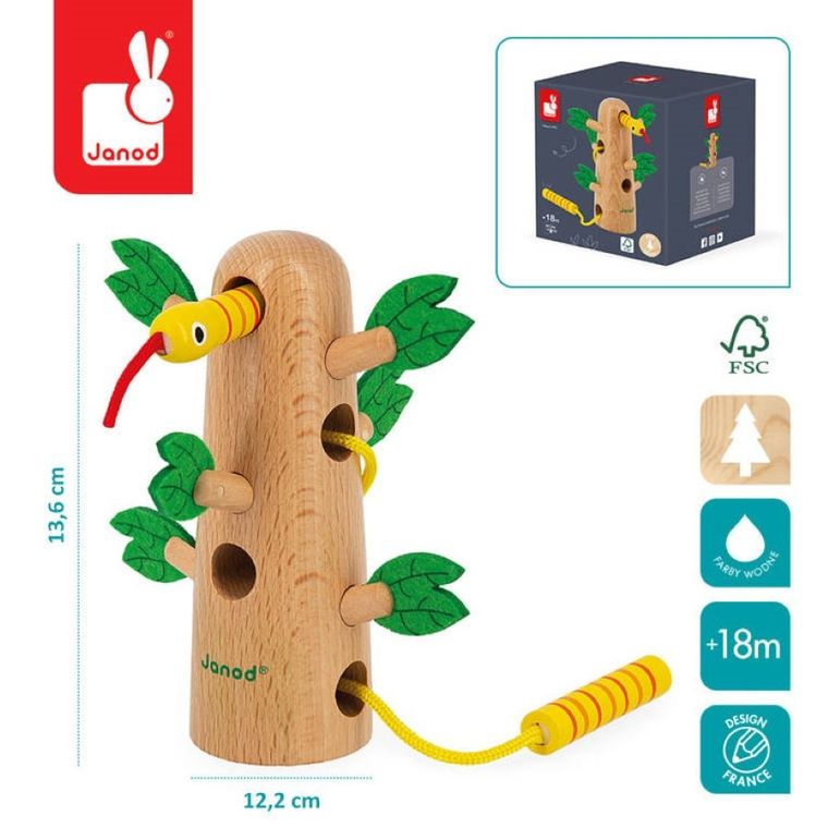 Janod, Drzewo Tropik, drewniana przeplatanka, 18m+