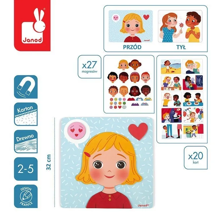 Janod, Emocje, magnetyczna układanka