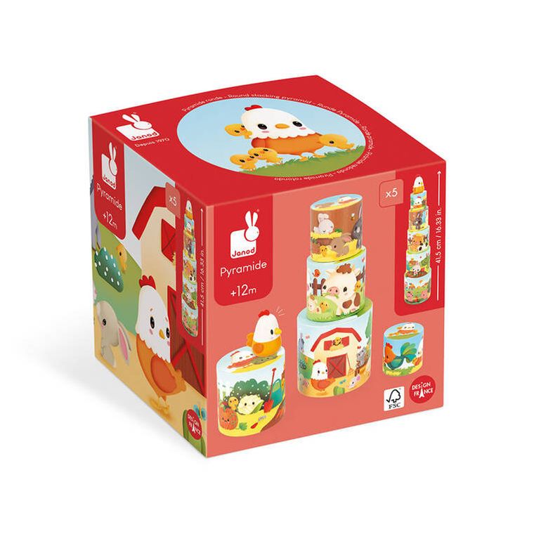 Janod, Farma, Piramida kura, 6 elementów