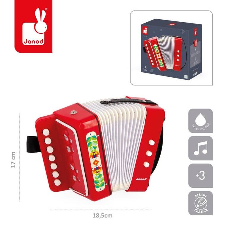 Janod, Gioia, akordeon