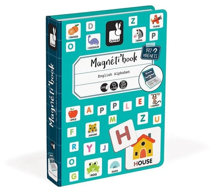 Janod, Magneti’book, Alfabet, magnetyczna układanka