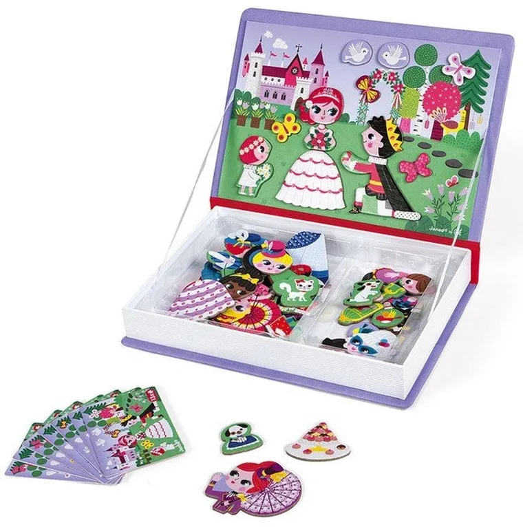 Janod, Magneti’book, Księżniczki, magnetyczna układanka