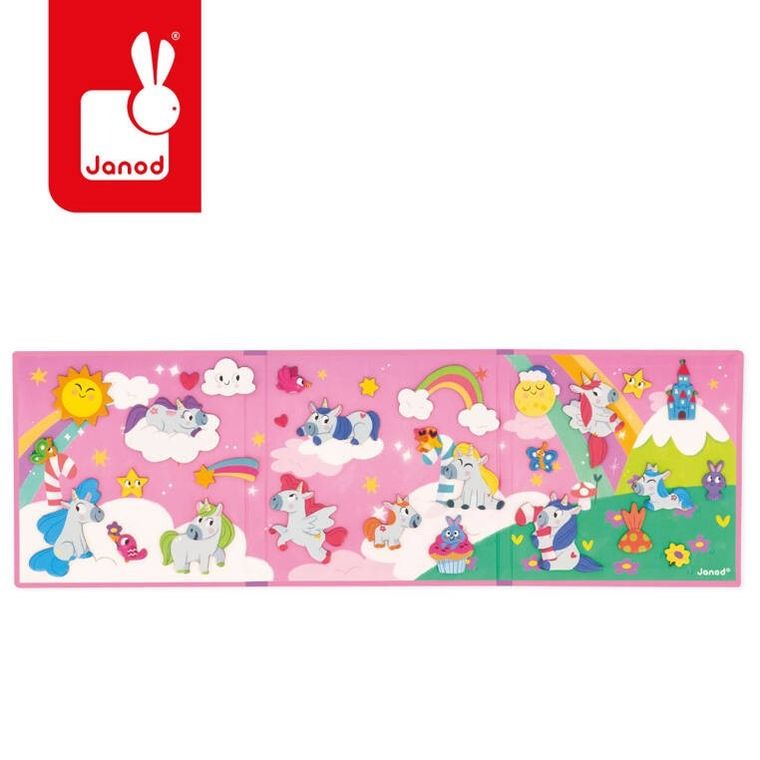 Janod, Magneti’stories, Jednorożce, magnetyczna układanka