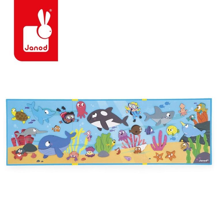Janod, Magneti'stories, Podwodny świat, magnetyczna układanka
