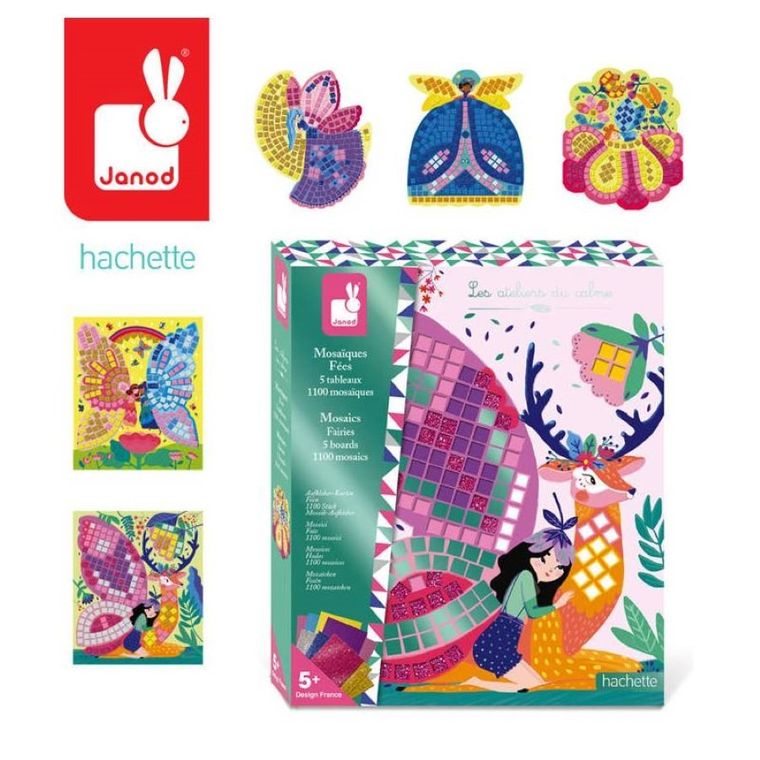 Janod, Mozaika, Wróżki, zestaw kreatywny