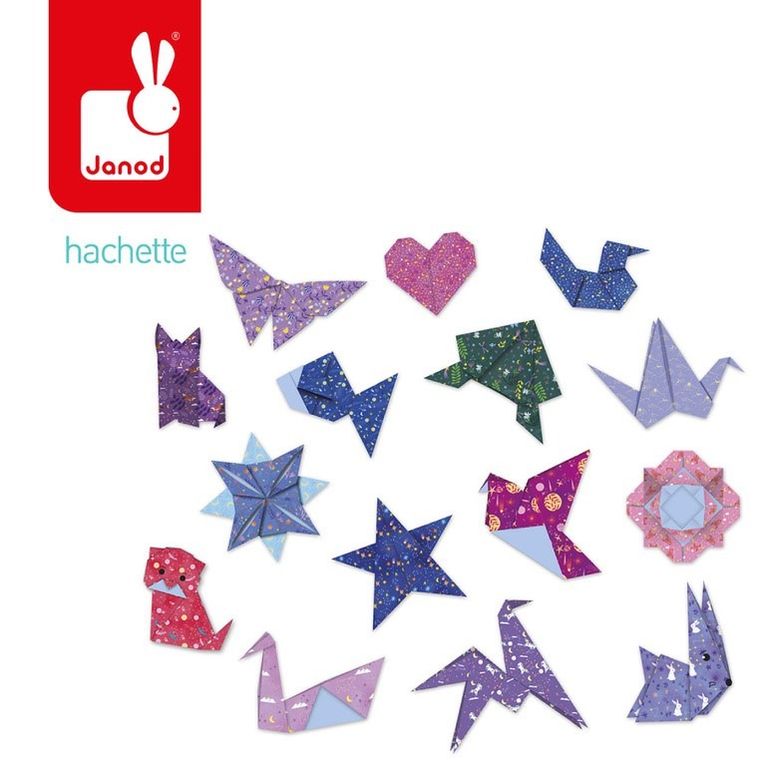 Janod, Origami, konstelacje, zestaw kreatywny, 200 szt.