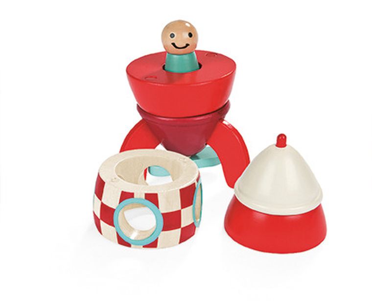 Janod, Rakieta drewniana magnetyczna