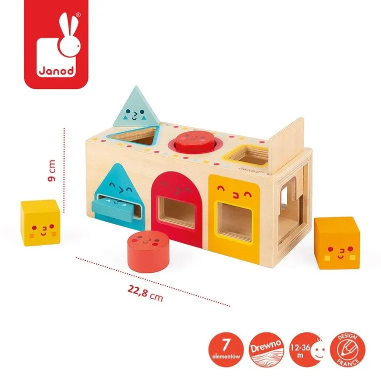 Janod, sorter figur geometrycznych