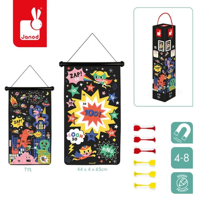 Janod, superbohater, rzutki magnetyczne