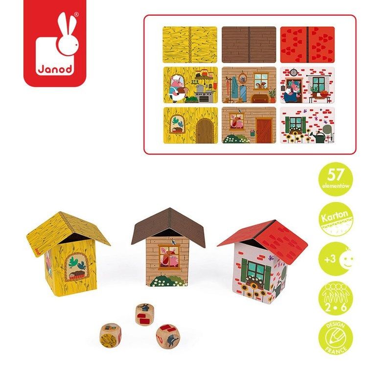 Janod, Trzy świnki, gra zręcznościowa