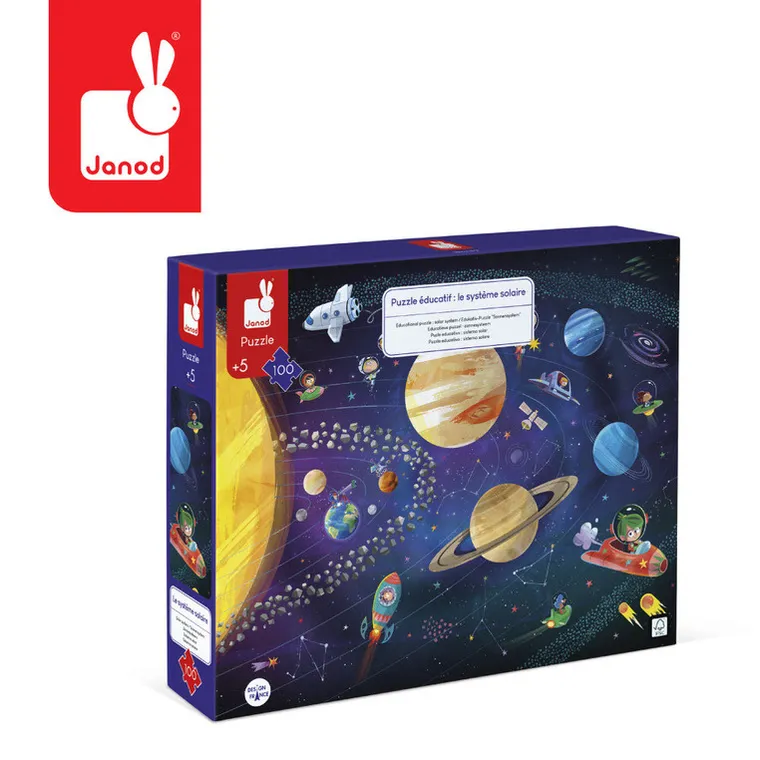 Janod, Układ słoneczny, puzzle, 100 elementów