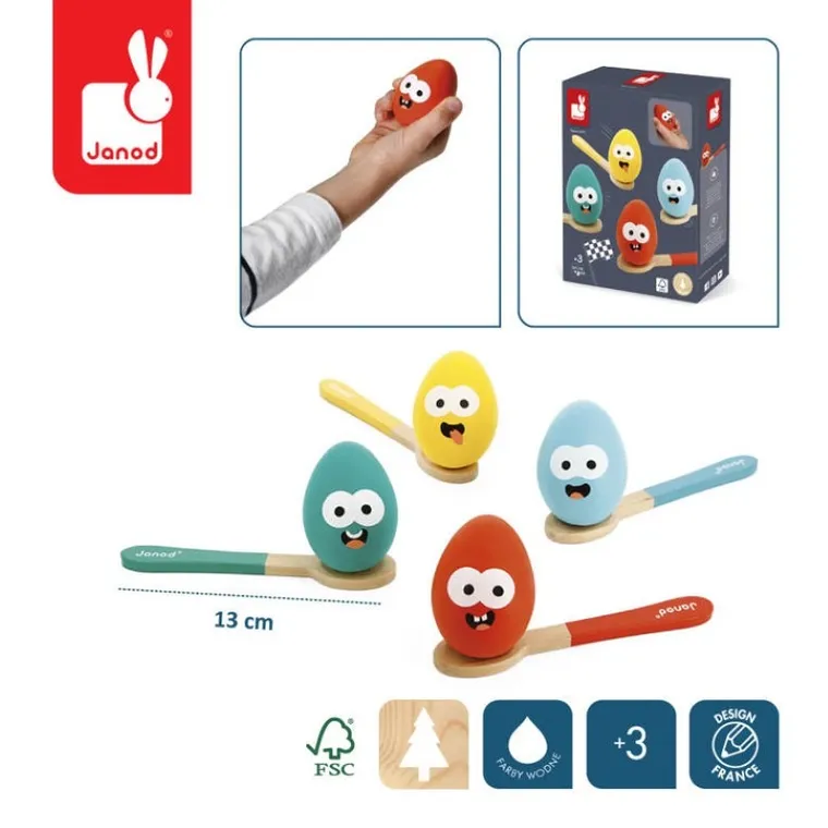 Janod, Wyścig z jajkiem i łyżką, gra zręcznościowa