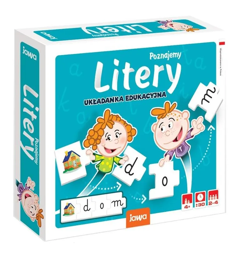 Jawa, Poznajemy Litery, układanka edukacyjna