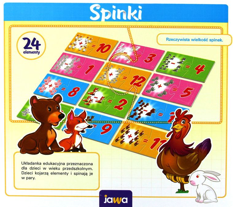 Jawa, Spinki - Dodawanie, odejmowanie, gra edukacyjna