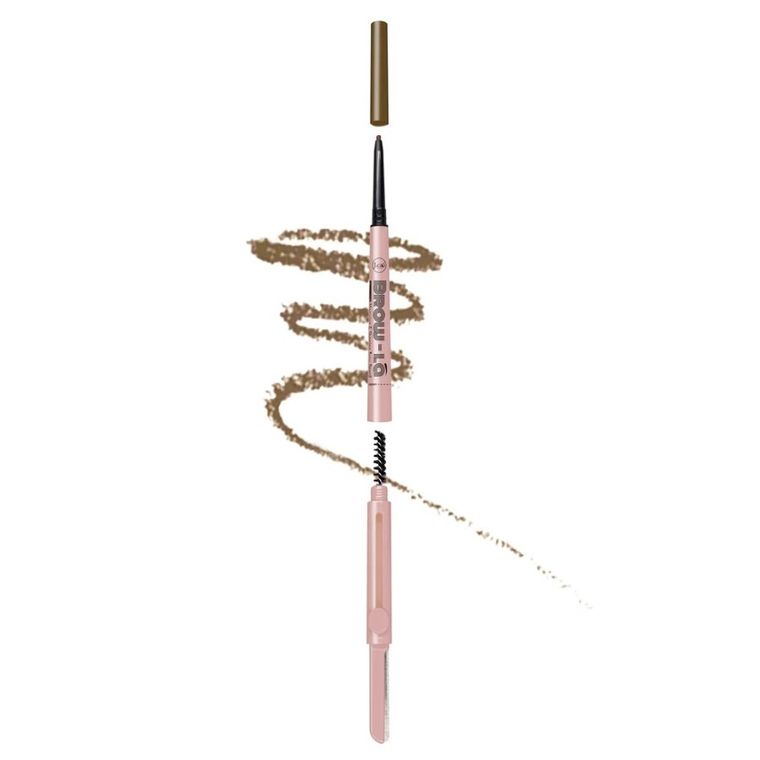 J.Cat Beauty, Brow-La 3in1 Mapping & Shaping Brow Pencil, ołówek do stylizacji brwi 3w1, 103 Medium Cool Brown, 0.08g